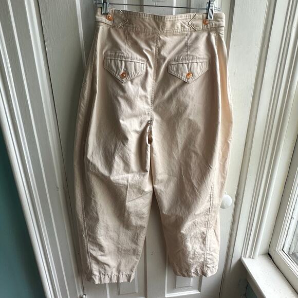 Anthropologie Maeve Utility Barrel Trouser Pants NWOT - Picture 6 of 9